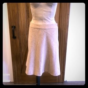 Wool-Feel Midi Skirt